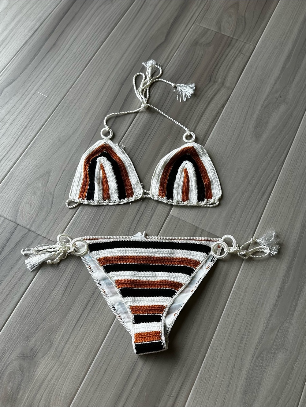 My beachy side  Bonbon Hand Crochet Bikini